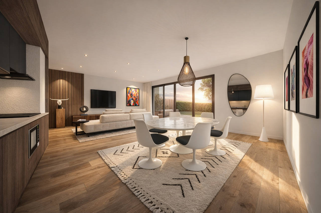 5 Maisons T4 97 m2 + garage de 18 m2