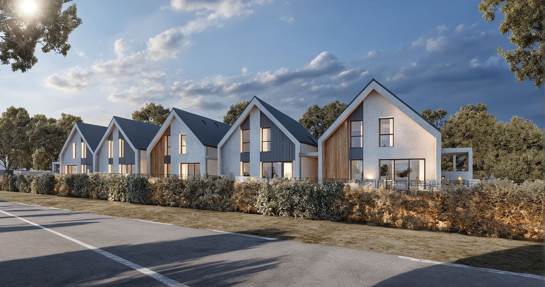 5 Maisons T4 97 m2 + garage de 18 m2